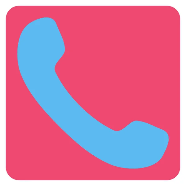 Telefoon ontvanger platte Vector Icon — Stockvector