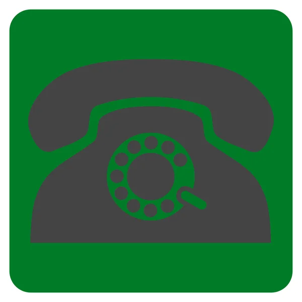 Pulse Phone Flat Vector Icon — Stock Vector