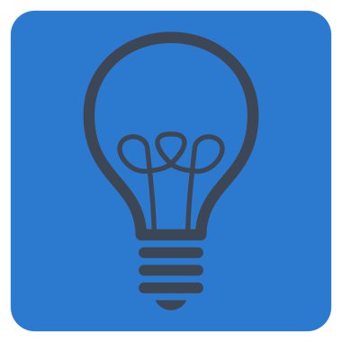 Lamba Ampul Düz Vektör Sembolü