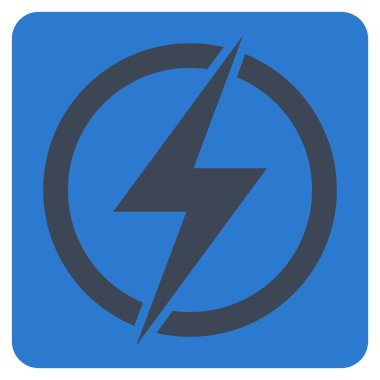 Elektrik Düz Vektör Simgesi