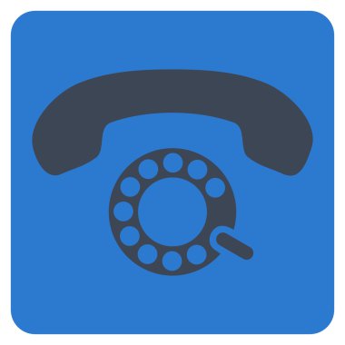 Darbeli aramayı düz vektör piktogram