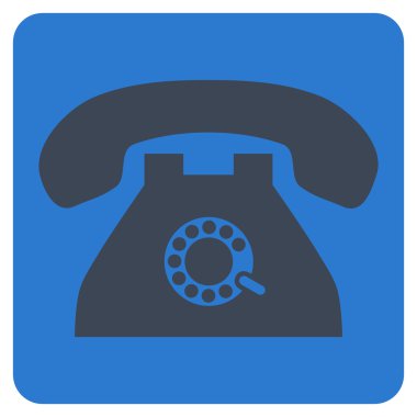 Nabız telefon düz vektör piktogram