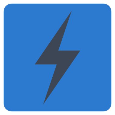 Elektrik Düz Vektör Simgesi