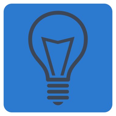 Lamba Ampul Düz Vektör Sembolü