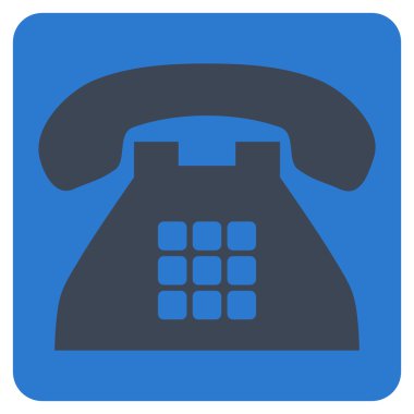 Sesi telefon düz vektör simgesi