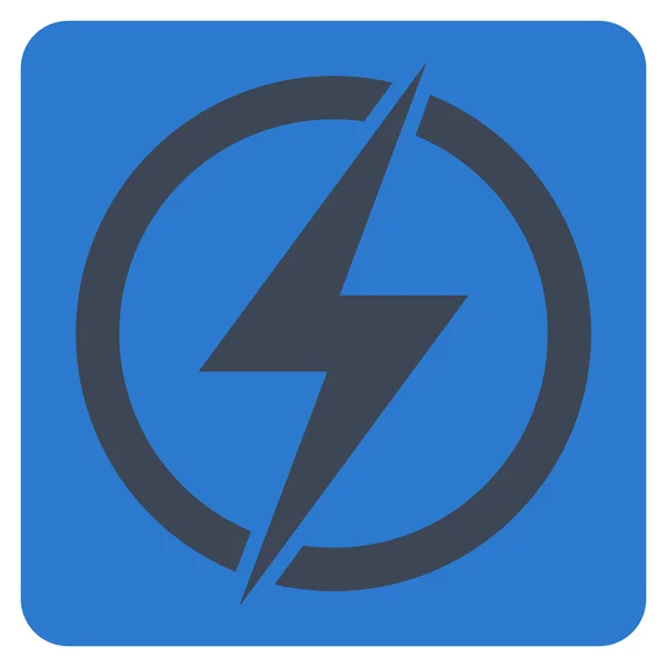 Elektriciteit plat vector icoon — Stockvector