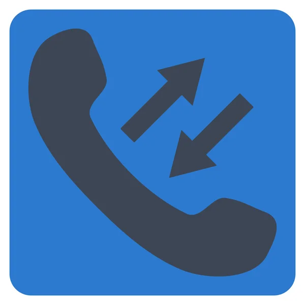 Phone Talking Flat Vector Pictogram — Stock Vector