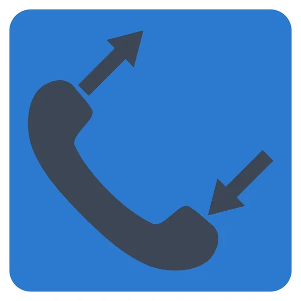 Telefon spricht flachen Vektor-Symbol — Stockvektor