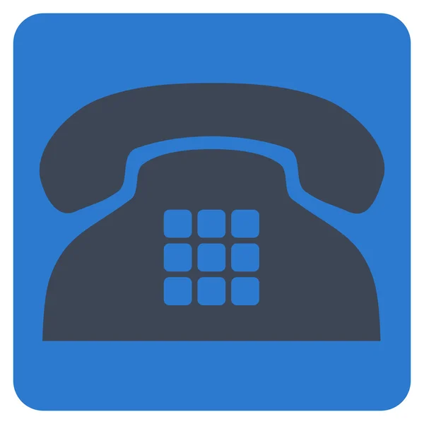 Tono telefono piatto vettoriale Simbolo — Vettoriale Stock