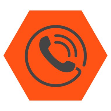 Telefon Çağrısı Düz Vektör Simgesi