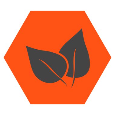 Flora Bitki düz vektör sembolü