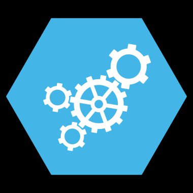 Mekanizması düz vektör piktogram