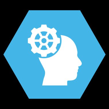 Head Gear Flat Vektör Sembolü