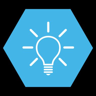 Ampul Düz Vektör Sembolü