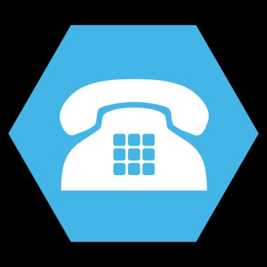 Sesi telefon düz vektör piktogram