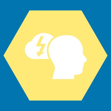 Beyin Fırtınası Düz Vektör Sembolü