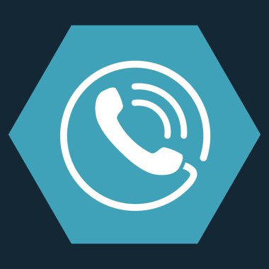 Telefon Çağrısı Düz Vektör Simgesi