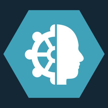 Akıl Düz Vektör Sembolü