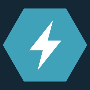 Electric Strike Düz Vektör Simgesi