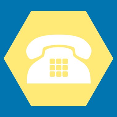 Sesi telefon düz vektör simgesi