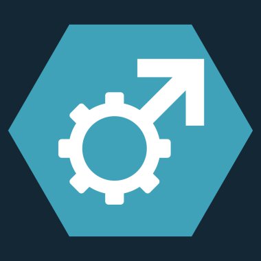 Teknolojik Potence Flat Vector Symbol