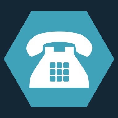 Sesi telefon düz vektör piktogram