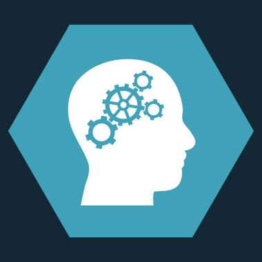 Beyin Dişlileri Düz Vektör Sembolü