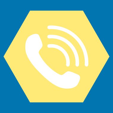 Telefon Görüşmesi Düz Vektör Sembolü