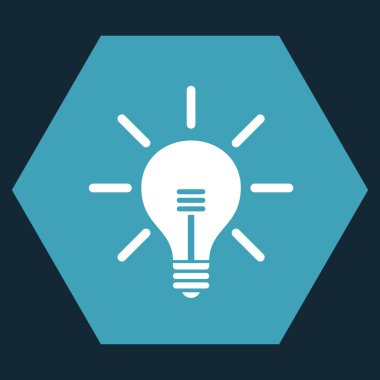 Ampul Düz Vektör Sembolü