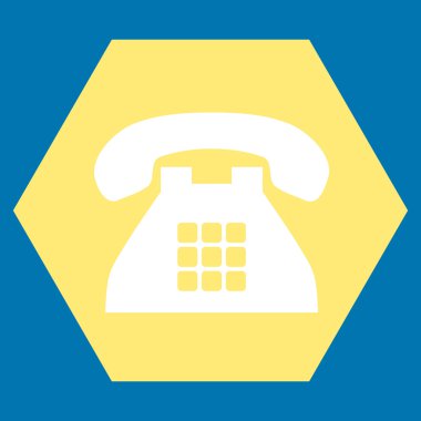 Sesi telefon düz vektör piktogram