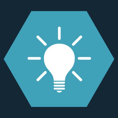 Ampul Düz Vektör Sembolü