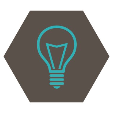 Lamba ampul düz vektör simgesi