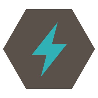 Electric Strike Düz Vektör Simgesi