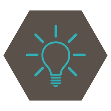 Ampul Düz Vektör Simgesi