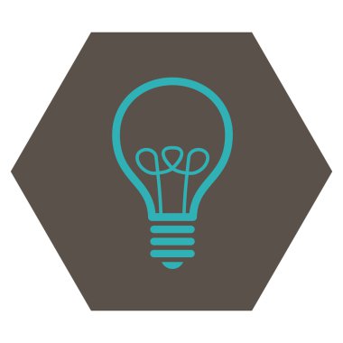 Lamba Ampul Düz Vektör Sembolü