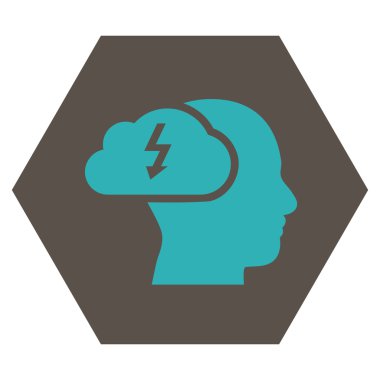 Beyin Fırtınası Düz Vektör Sembolü