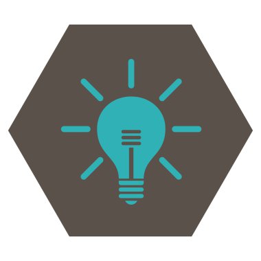 Ampul düz vektör piktogram