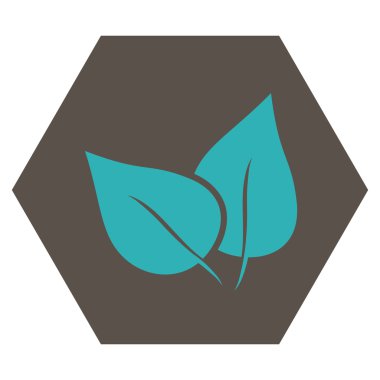 Flora Bitki düz vektör simgesi