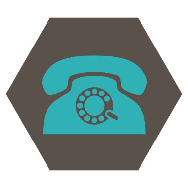 Nabız telefon düz vektör piktogram