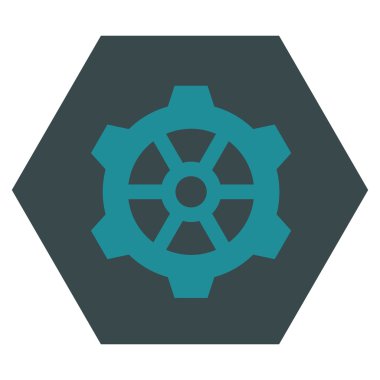 Vites düz vektör piktogram