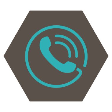 Telefon Görüşmesi Düz Vektör Sembolü