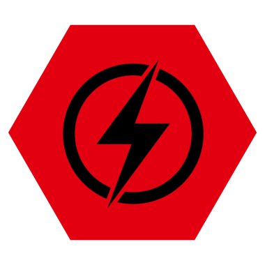 Elektrik Düz Vektör Simgesi