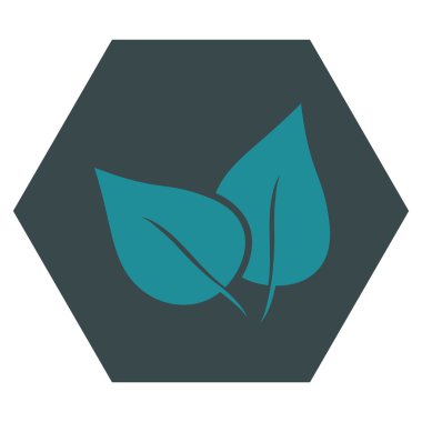 Flora Bitki düz vektör simgesi