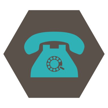 Nabız telefon düz vektör piktogram