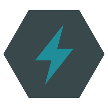 Electric Strike Düz Vektör Sembolü