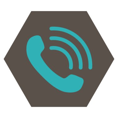 Telefon Çağrısı Düz Vektör Simgesi