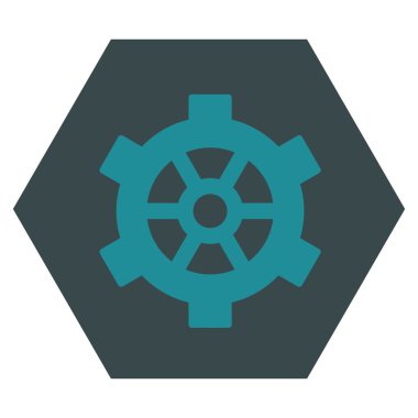 Vites düz vektör piktogram