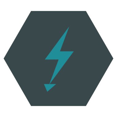 Electric Strike Düz Vektör Sembolü