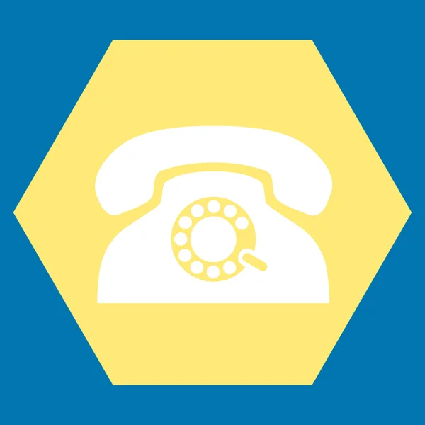 Символ плоского вектора импульсного телефона — стоковый вектор