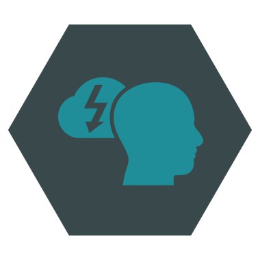 Beyin Fırtınası Düz Vektör Sembolü